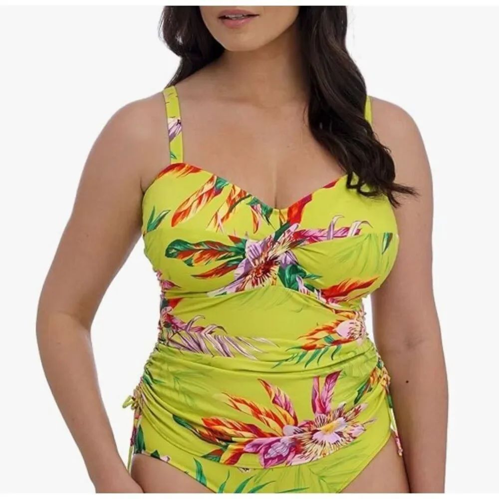 Fantasie Women's Cala Macarella Underwire Twist Front Tankini - 42DD